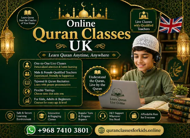 Online Quran Classes UK Certified One-on-One Tutors