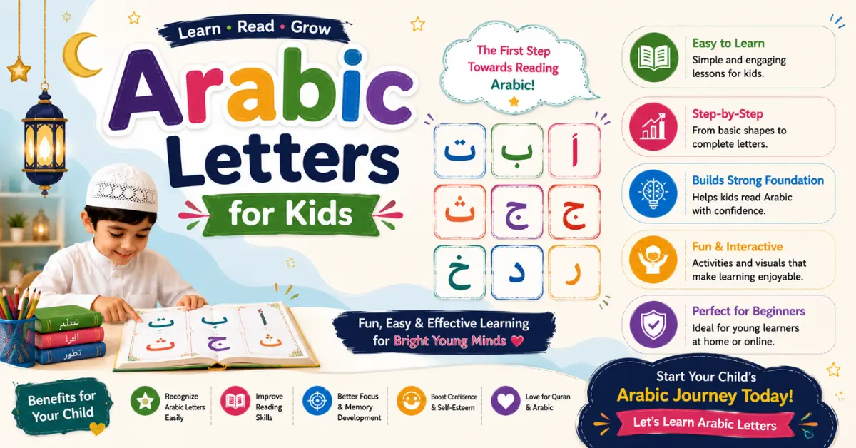Arabic Letters for Kids Step by Step Complete Guide