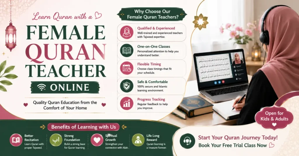 Female Quran Teacher Online 